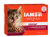 IAMS Delights Cat Wet Senior Gravy 12x85g