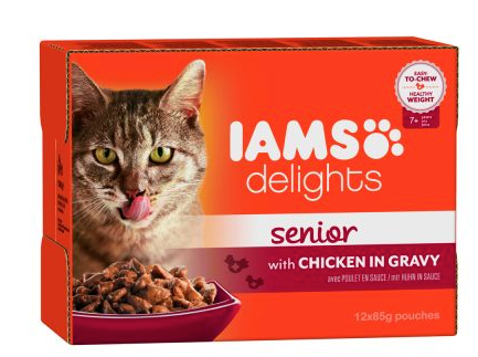 Iams delights senior outlet