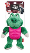 GiGwi I'm Hero Armor Alligator Plush with Squeaker