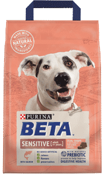 Beta salmon and rice dog food outlet