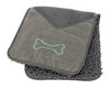 Drying Towel With Mitt Pockets 78 X 32cm Grey