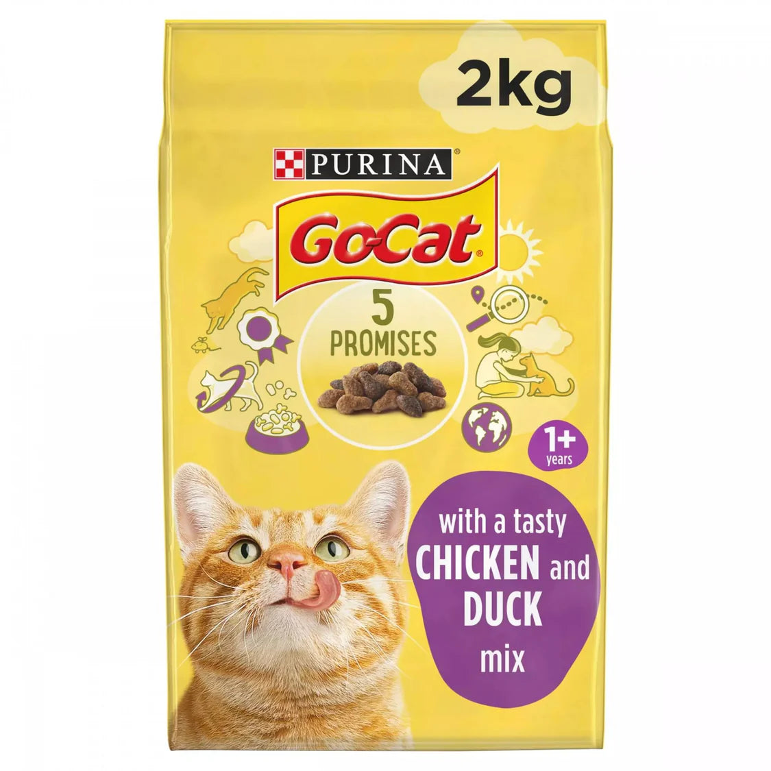 Go Cat Chicken & Duck 2kg