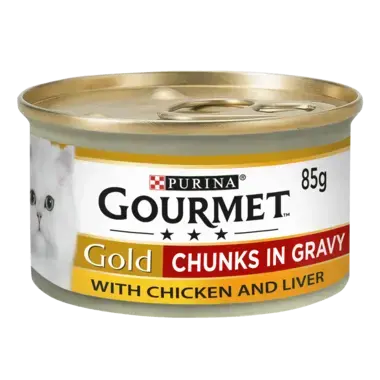 Gourmet Gold Chicken & Liver In Gravy 85g