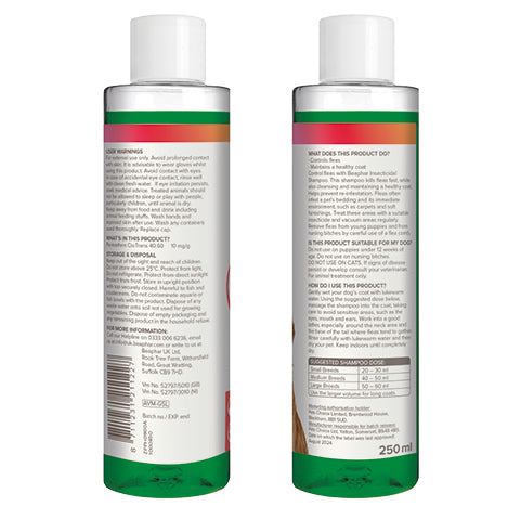 Beaphar Insecticidal Flea Shampoo For Dogs 250ml