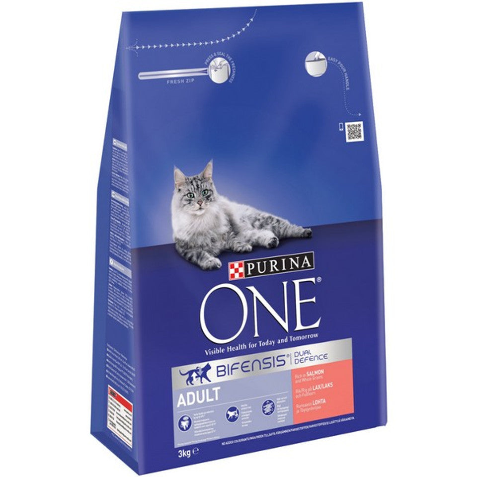 Purina One Adult Cat Salmon 3kg