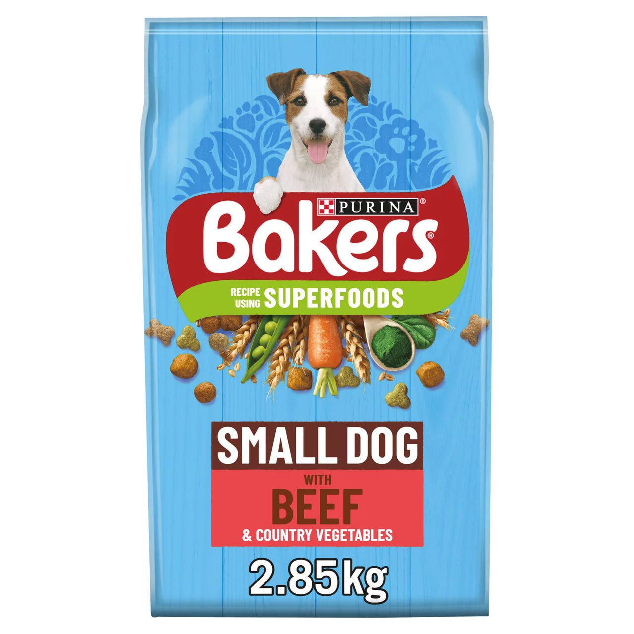 Bakers Small Dog Beef & Veg 2.85kg