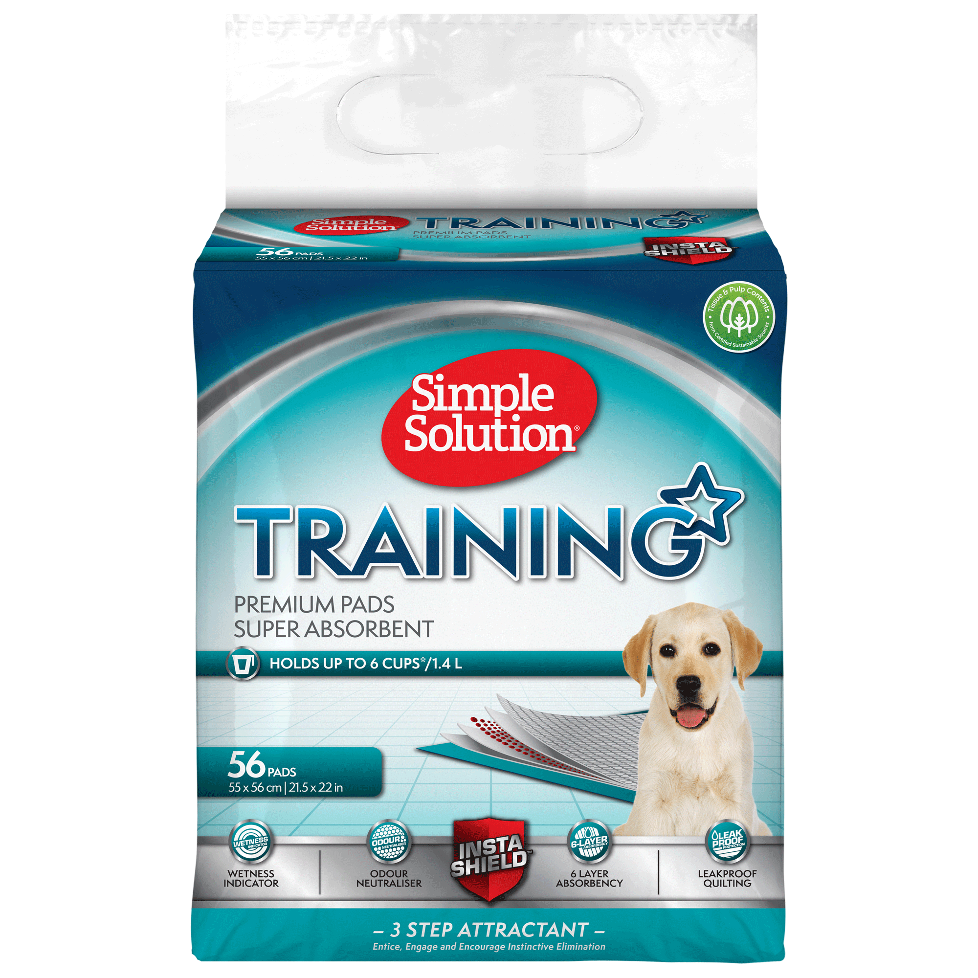 Simple Solution Puppy Training Pads 56 Pack