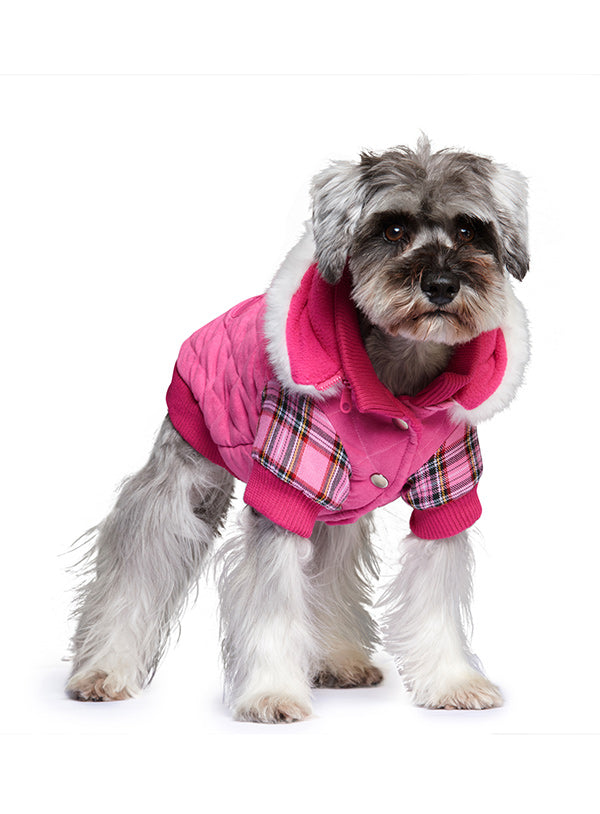 Highland Lady Quilted Tartan Coat XS
