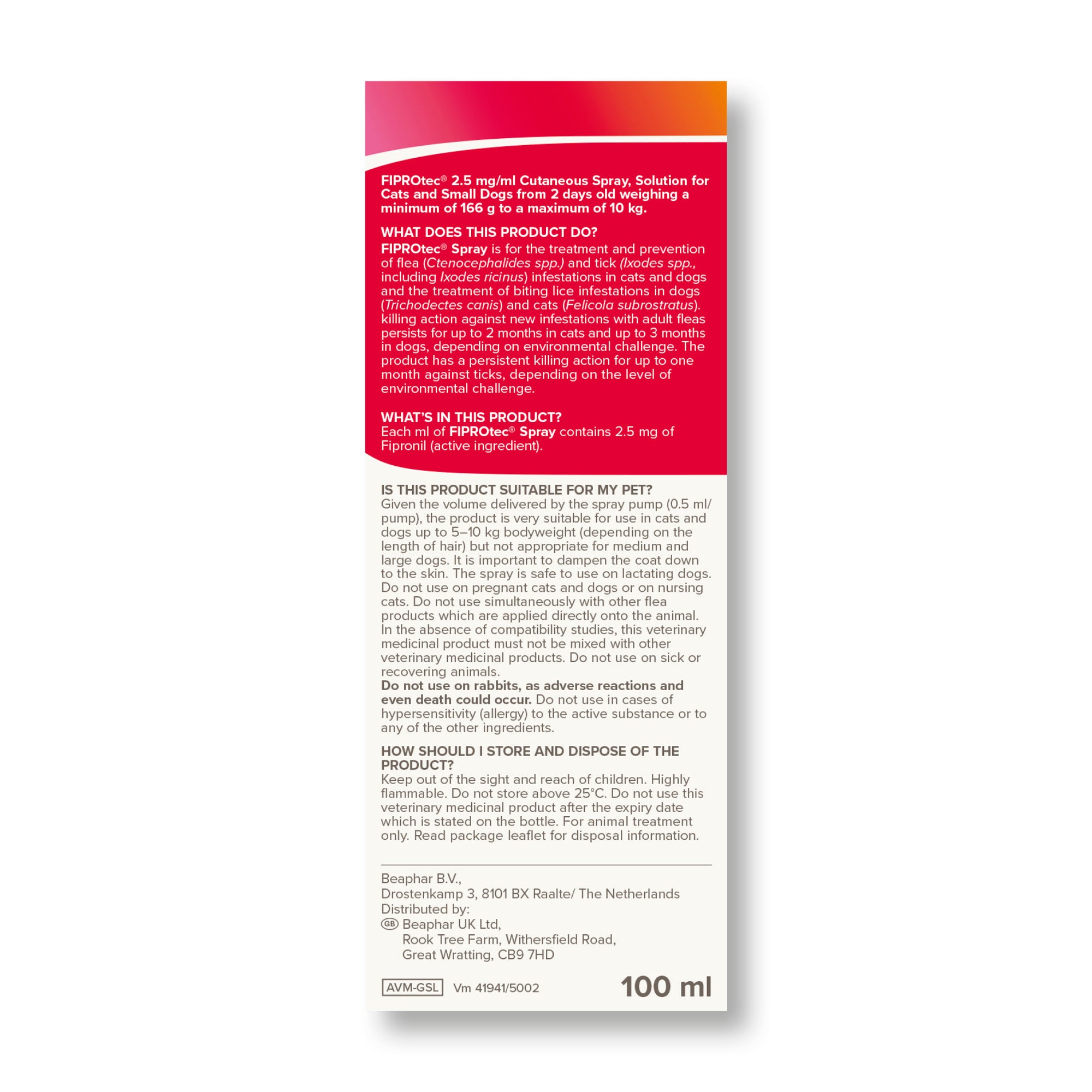 Fiprotec Spray 100ml