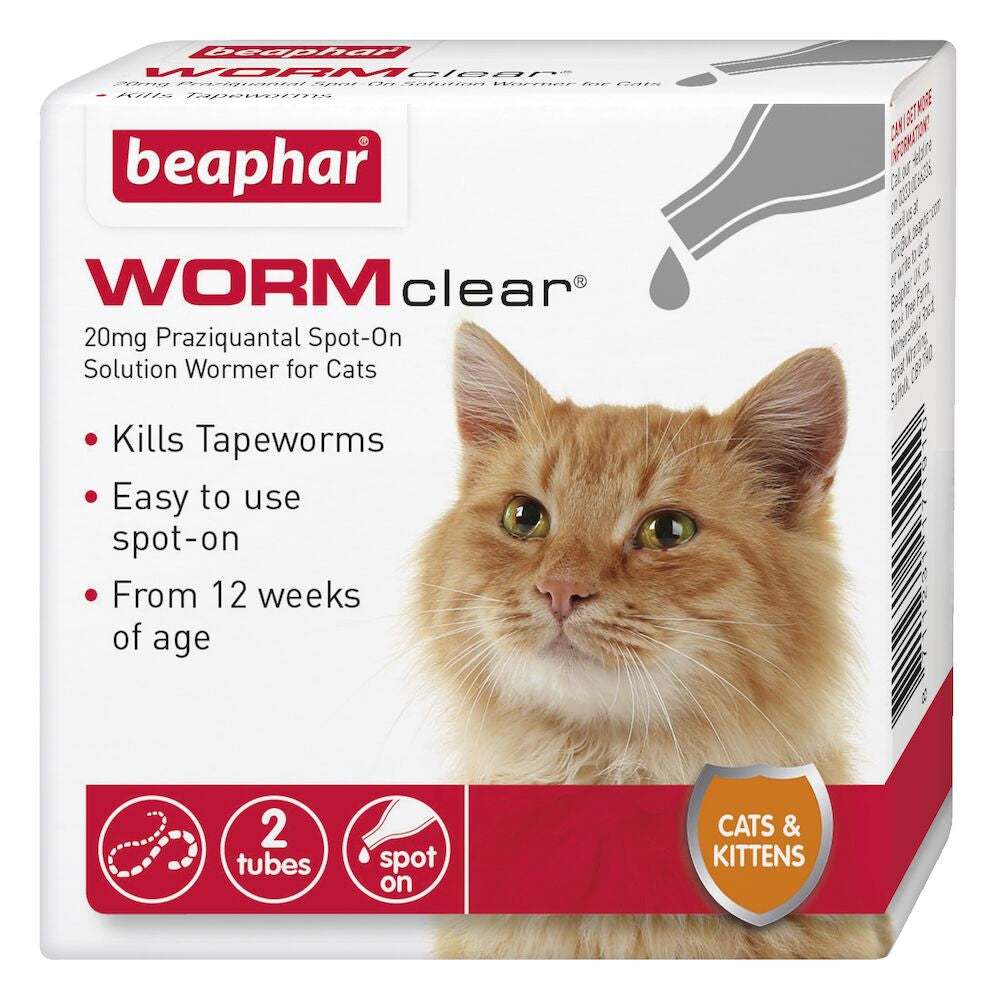 Beaphar Wormclear Spot On For Cats