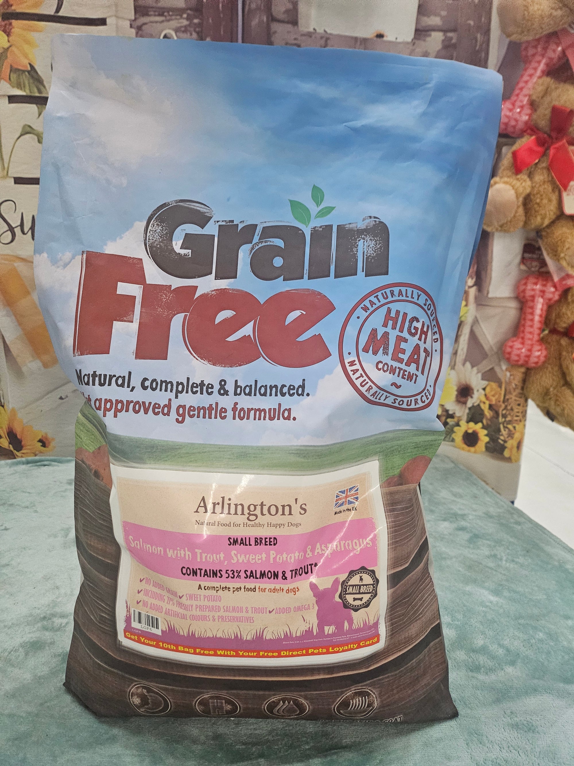 Arlington's Small Breed Salmon With Trout, Potato & Asparagus 6kg