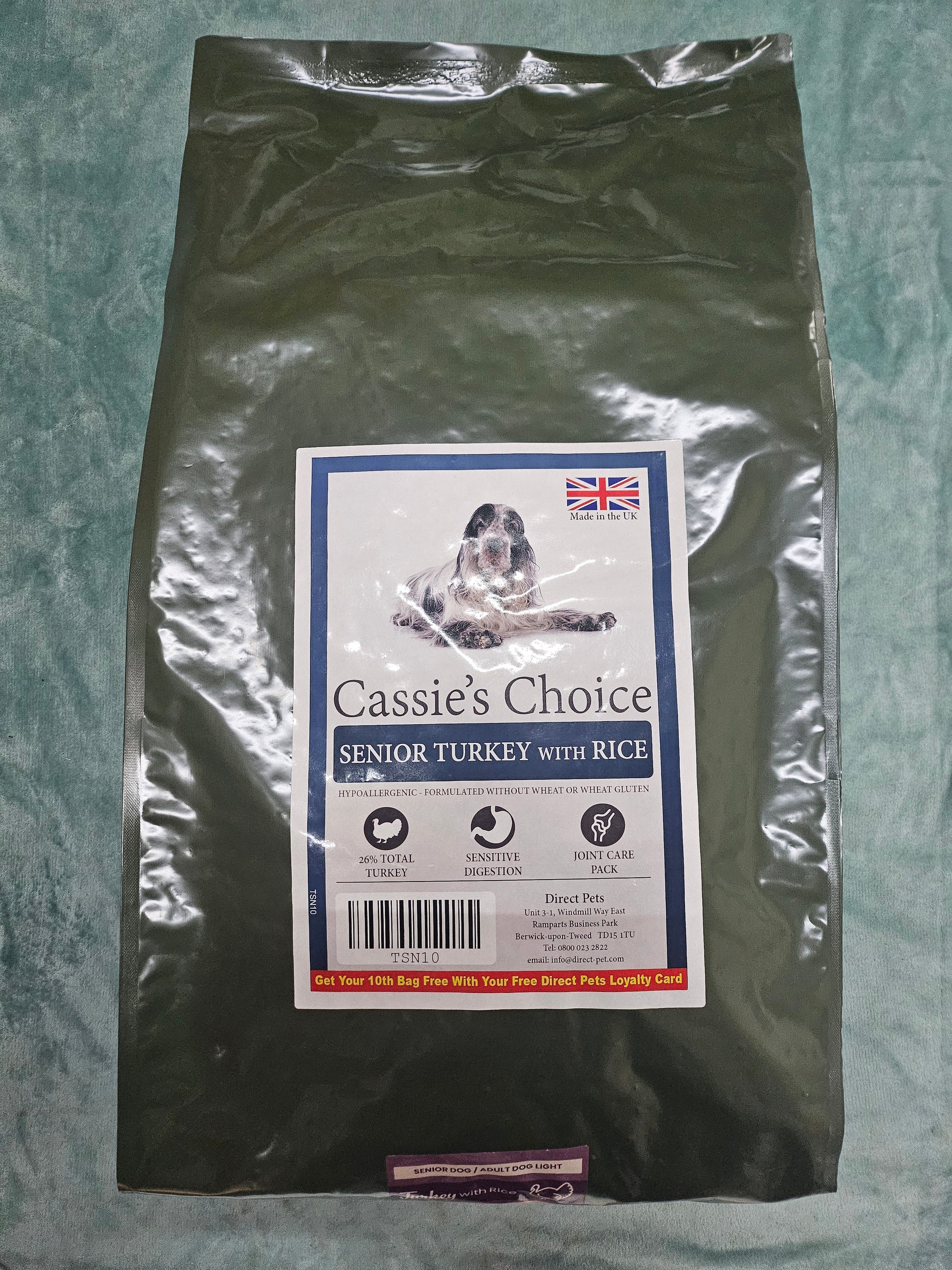 Cassie's Extra Turkey Senior 10kg