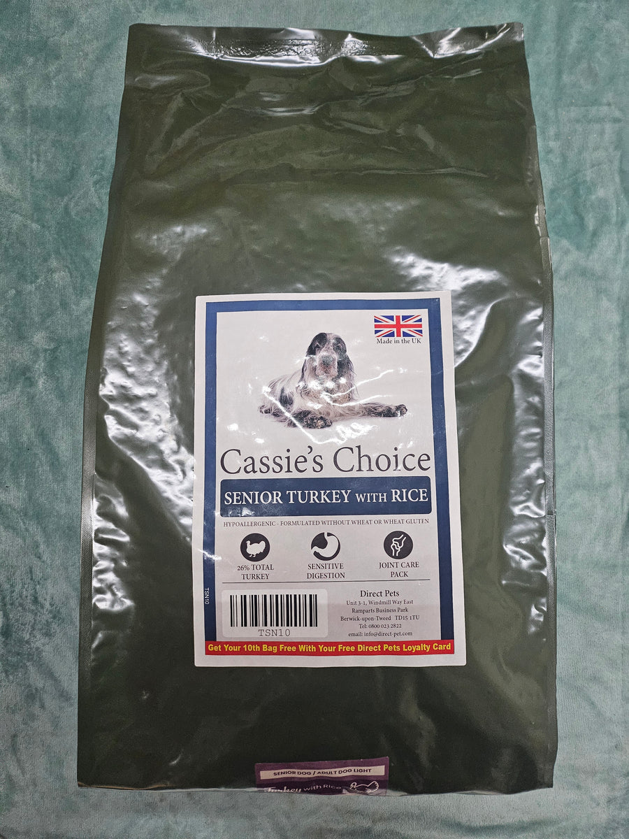 Cassie's Extra Turkey Senior 10kg