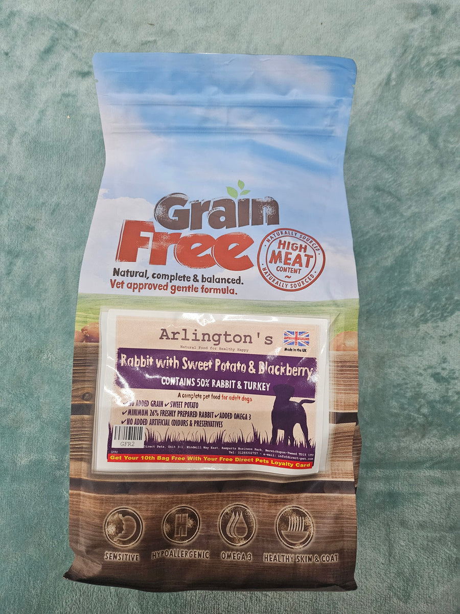 Arlington's Rabbit, Sweet Potato & Blackberry 2kg