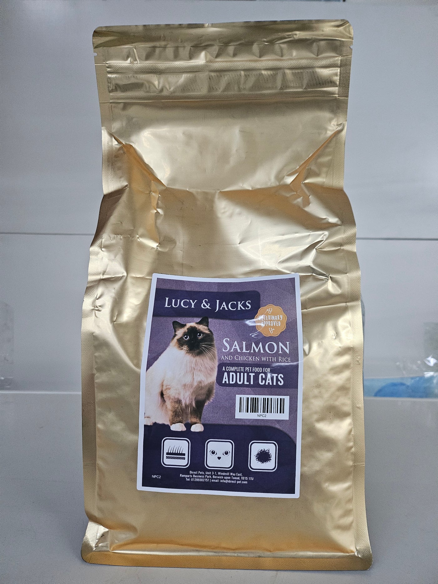 Lucy & Jack's Cat Salmon And Chicken With Rice 6kg