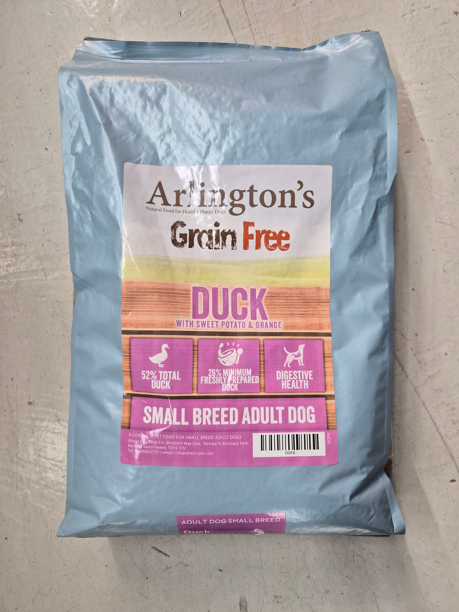 Arlington's Small Breed Duck With Sweet Potato & Orange 6kg