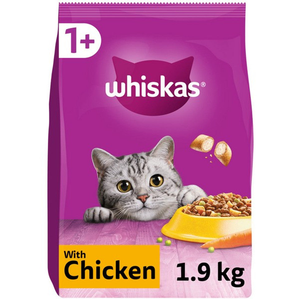 Whiskas Dry 1+ Adult Chicken 1.9kg