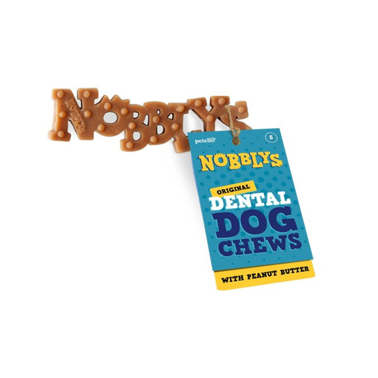 Petello Nobblys Original Peanut Butter Dog Chew 60g