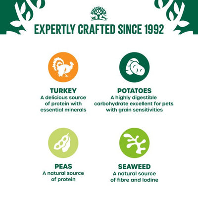 James Wellbeloved Adult Grain Free Turkey in Gravy 12x90g
