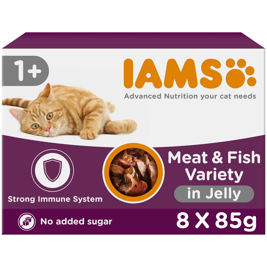 Iams Delight Adult Land & Sea in Jelly 8x85g