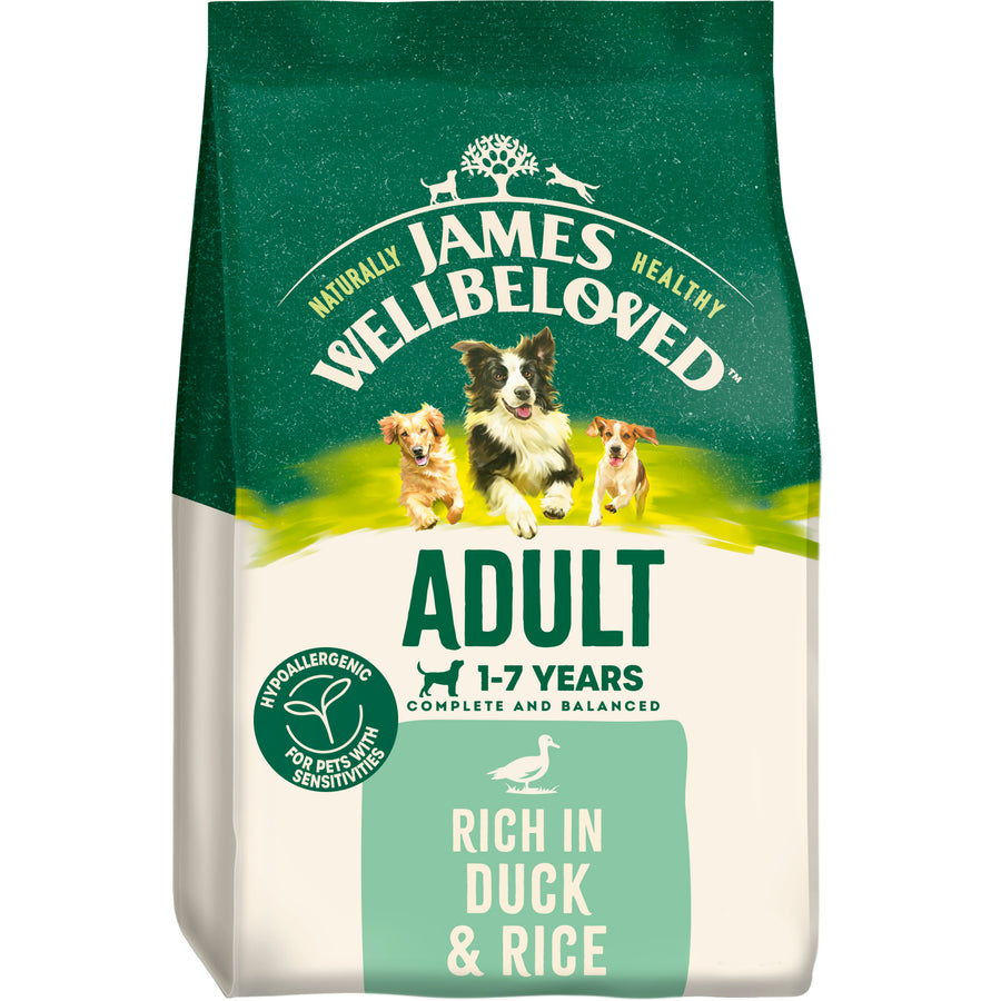 James Wellbeloved Duck & Rice Kibble Adult Maintenance 2kg