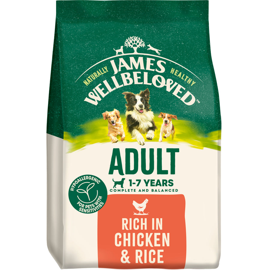 James Wellbeloved Dog Adult Chicken & Rice 2kg