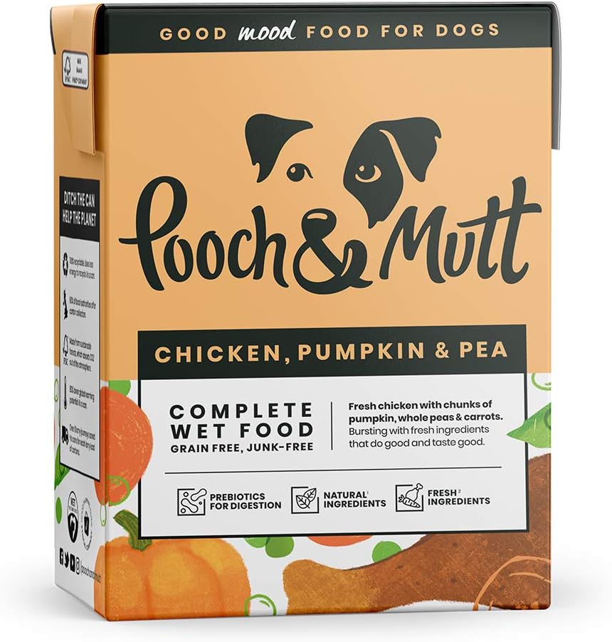 Pooch & Mutt Chicken Pumpkin 375g Tetra Pack