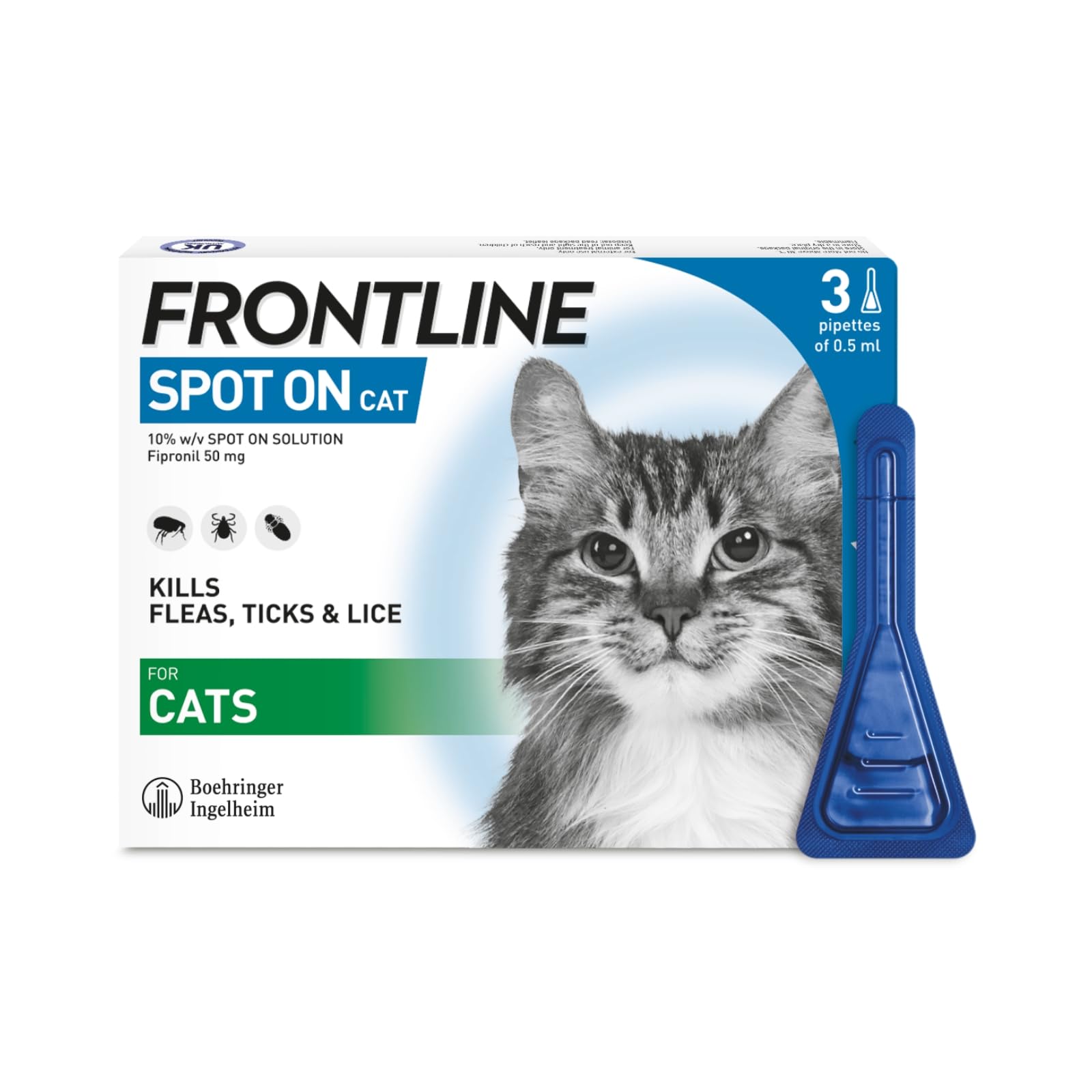 Frontline Spot On Cat 3 Pipettes