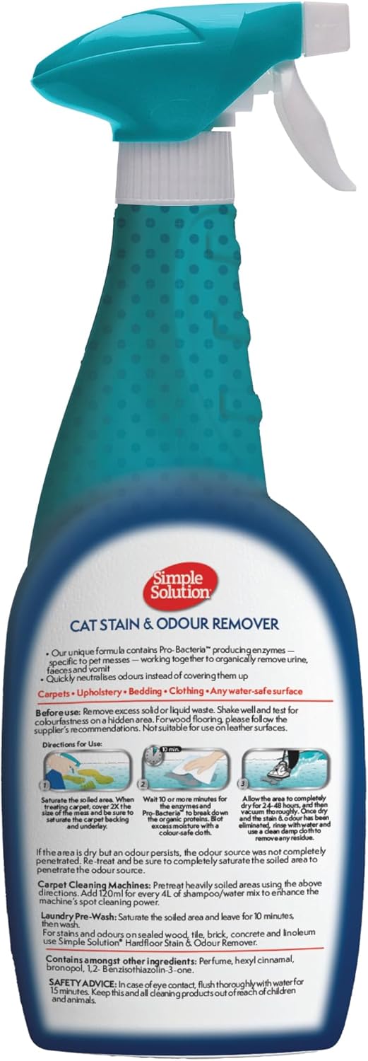 Simple Solution Cat Stain And Odour Eliminator 750ml