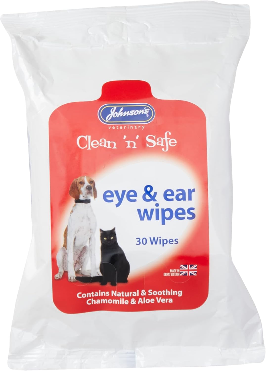 JVP Clean N Safe Eye And Ear Wipes 30pk