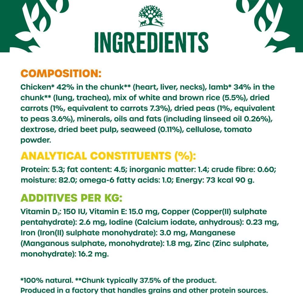 James Wellbeloved Adult Lamb In Gravy Pouch 48x90g