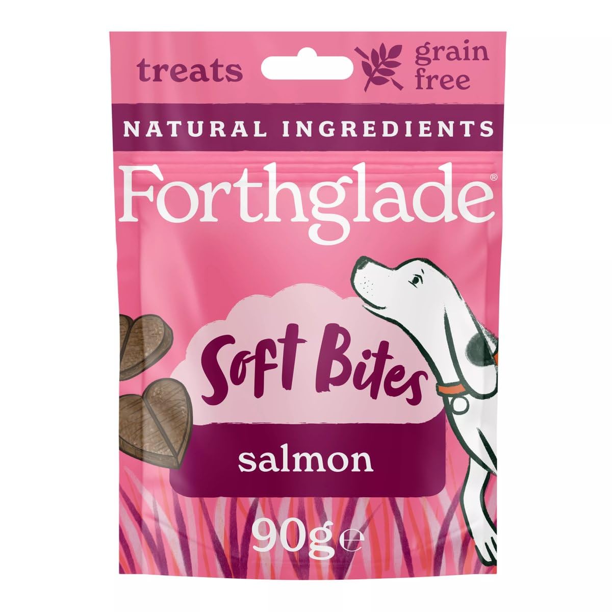 Forthglade Soft Bites Treats Salmon Grain Free 90g