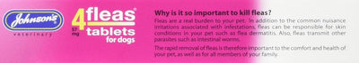 JVP 4 Fleas Dog Flea Tablets 3 Tab Pack