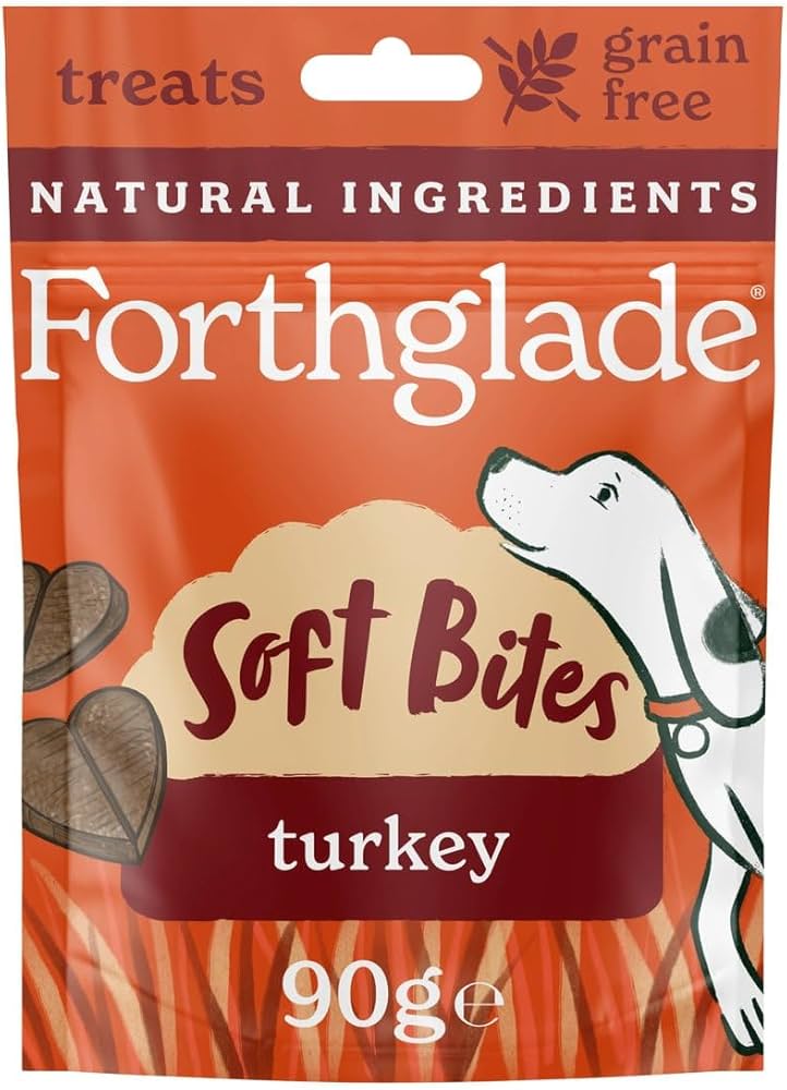 Forthglade Soft Bites Treats Turkey Grain Free 90g