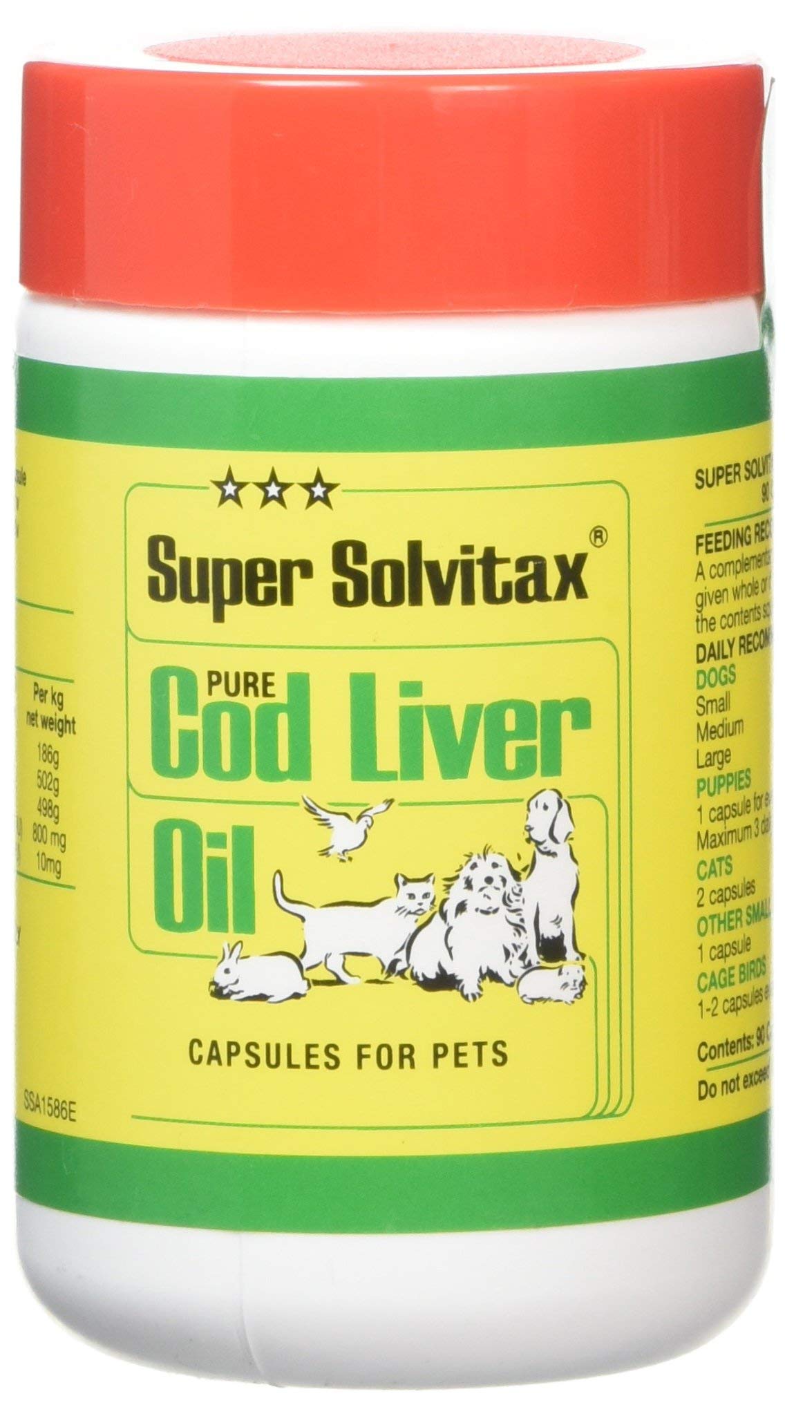 Super Solvitax Cod Liver Oil 90 Capsules