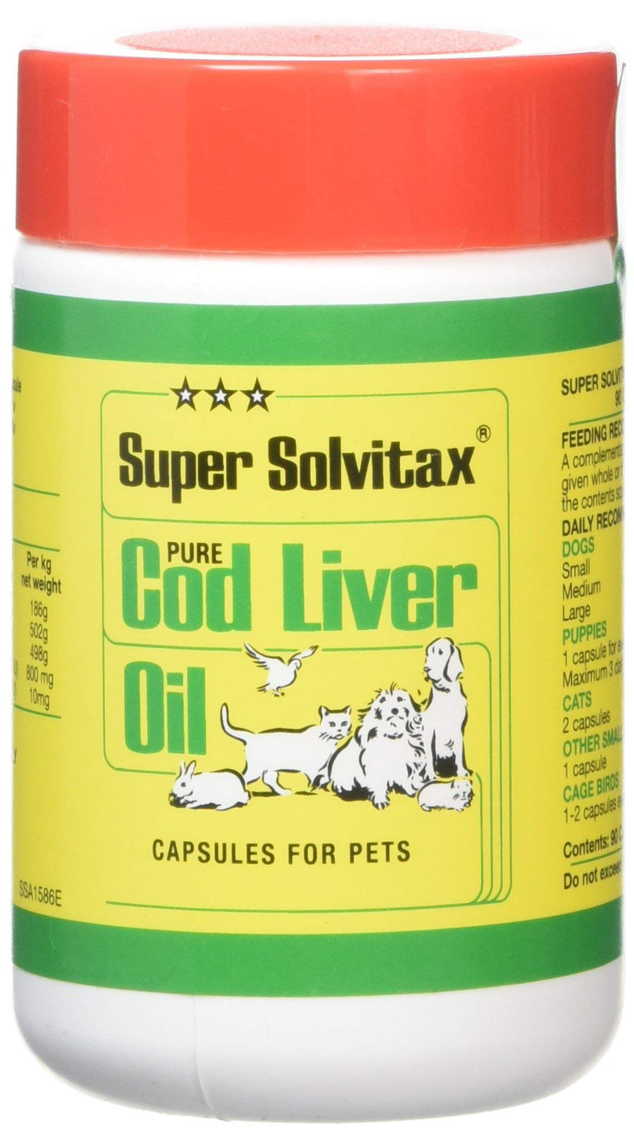 Super Solvitax Cod Liver Oil 90 Capsules