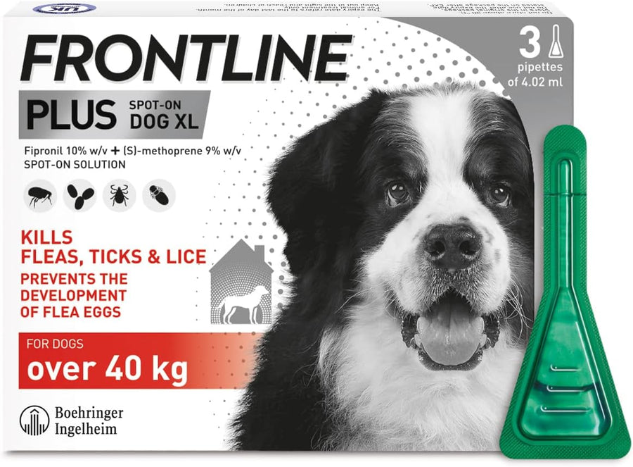 Frontline Plus Extra Large dog 3 Pipettes
