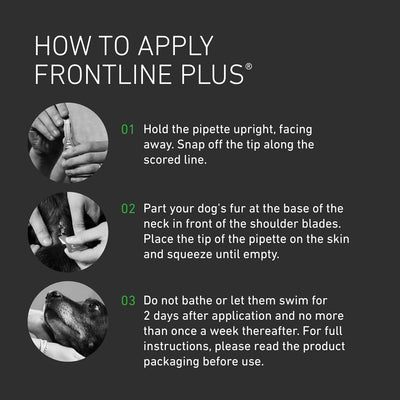 Frontline Plus Medium dog 3 Pipettes