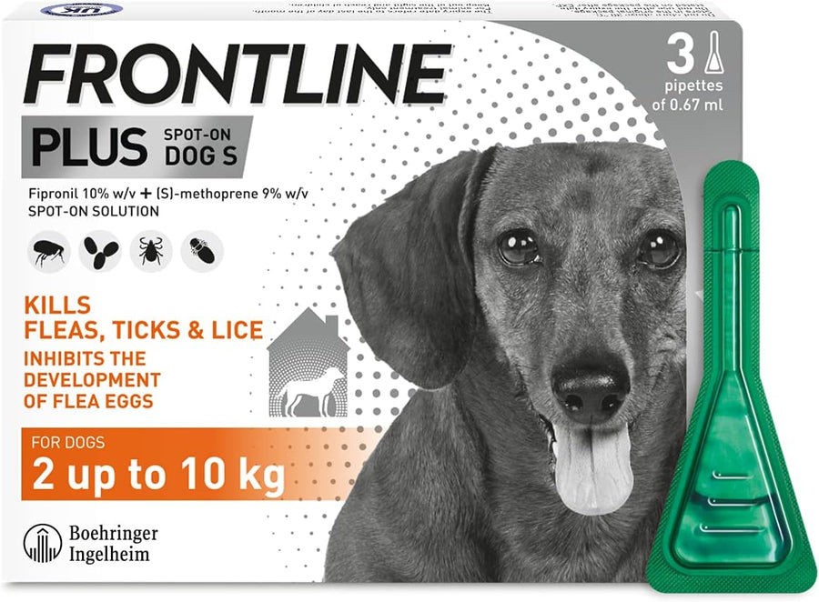 Frontline Plus Small Dog 3 Pipettes