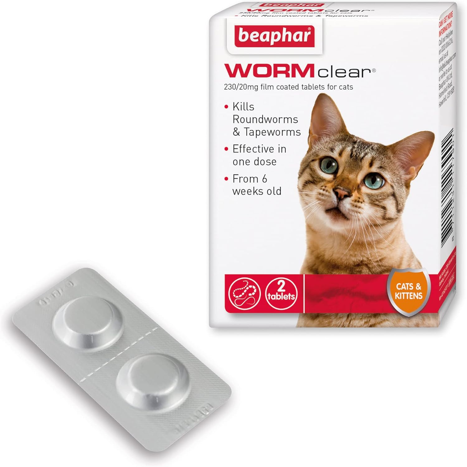 WORMclear Tablets for Cats and Kittens