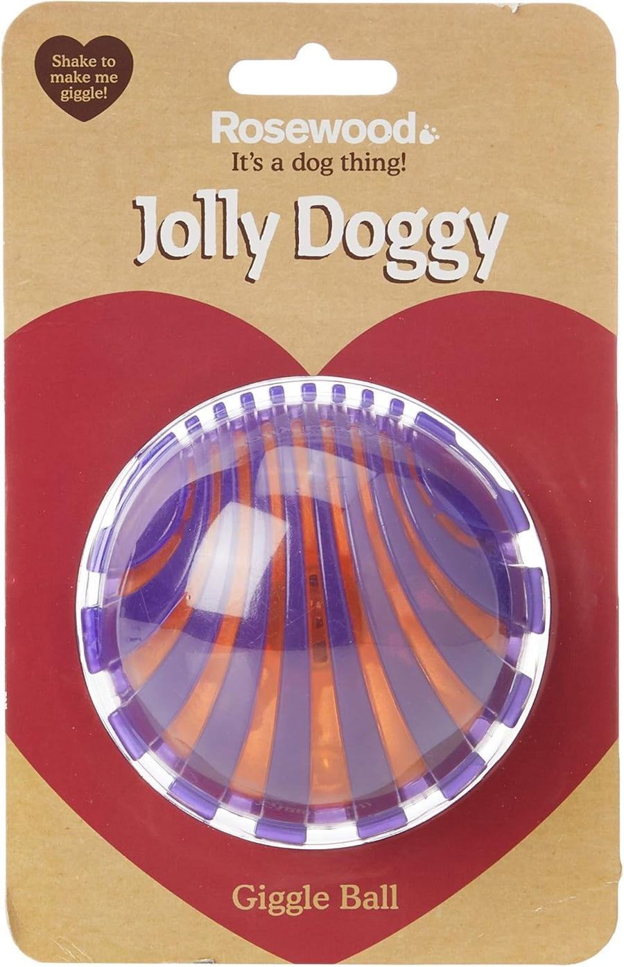 Jolly Doggy Giggle Ball 9cm