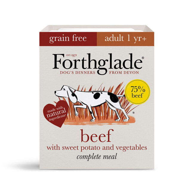 Forthglade Complete Adult Beef Grain Free 395g