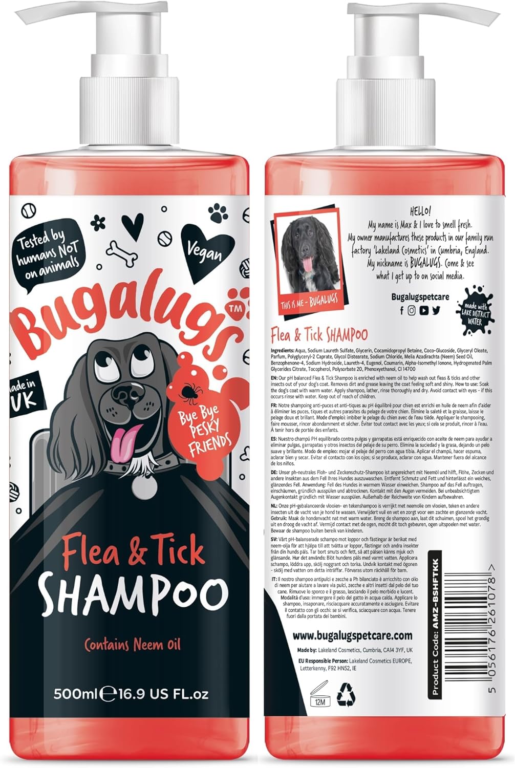 Bugalugs Flea & Tick Shampoo 250ml