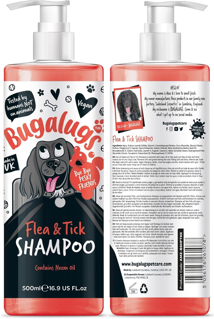Bugalugs Flea & Tick Shampoo 250ml