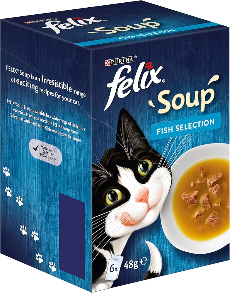 FELIX Soup Mixed Variety Fish Selection 6x48g