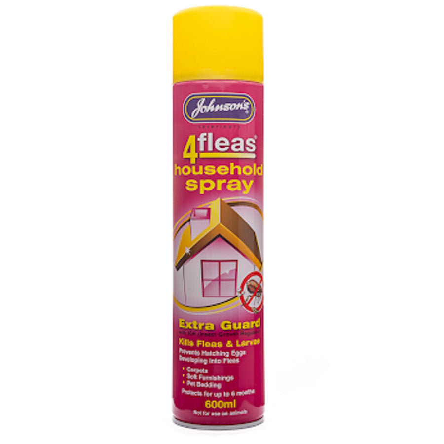 Johnsons 4fleas House Spray Extra Guard With IGR 600ml