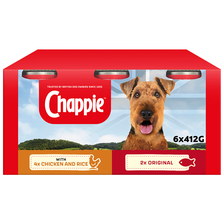 Chappie Tins Favourites 6x412g