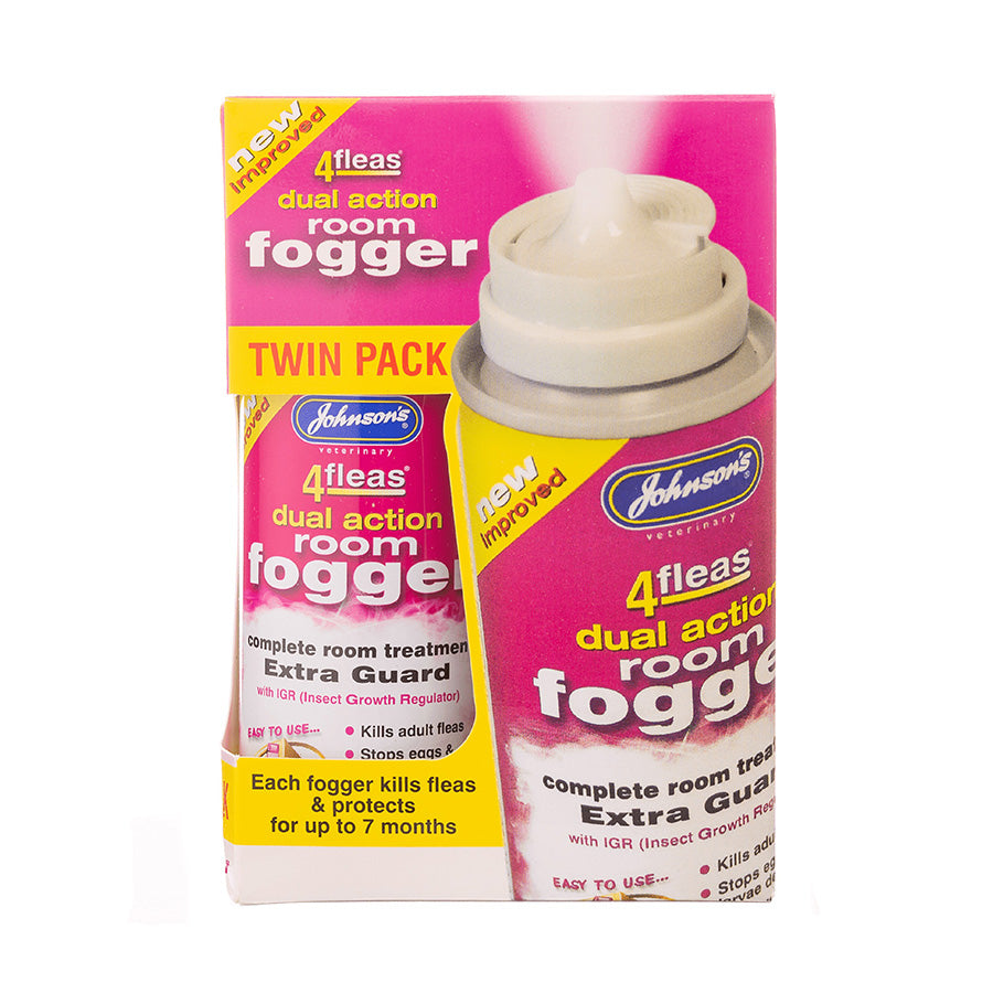 Johnsons 4 Fleas IGR Room Fogger 2x100ml