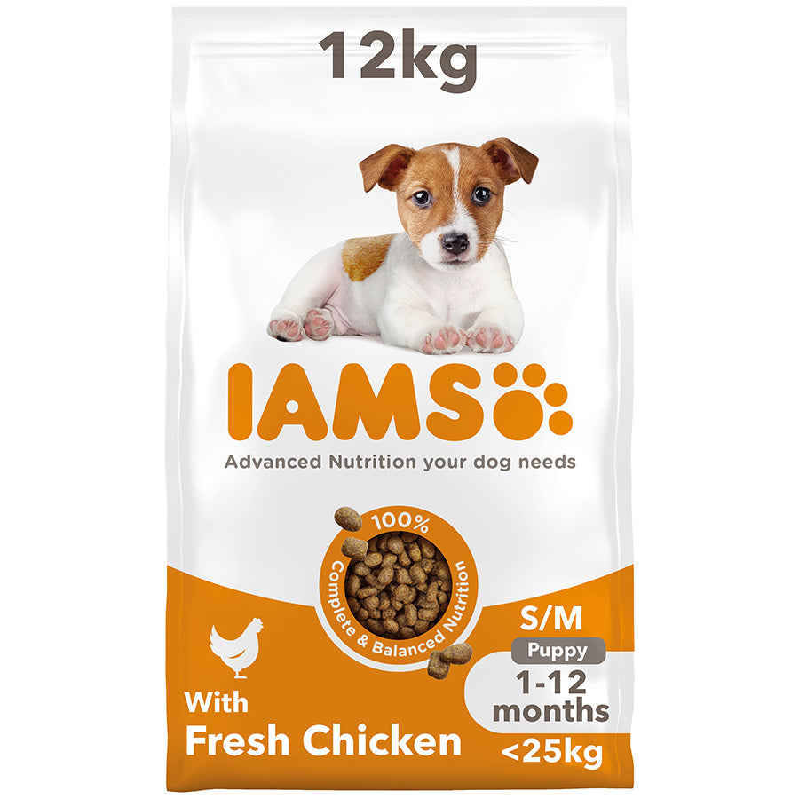 Iams Vitality Puppy Small/Medium Chicken 12kg