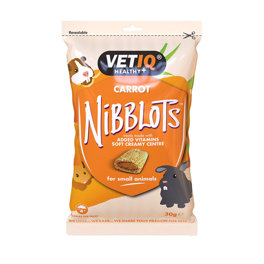 Vet IQ Small Animal Nibblots Carrot 30g